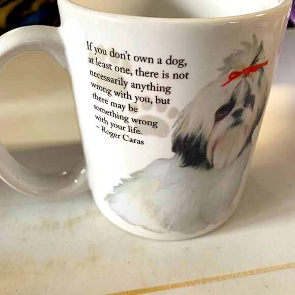 Shih Tzu Dog Coffee Cup Mug 8oz no chips - Picture 5 of 6